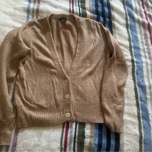 J. Crew Brown Cardigan with Button Details